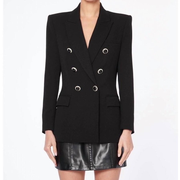 CAMI NYC bruna blazer in black Size Small Flaw - Picture 1 of 11